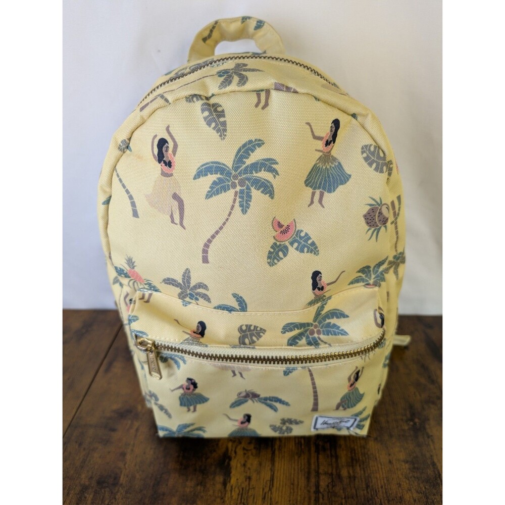 Herschel Supply Co. Grove XS Backpack Hula Girl Tropical Yellow Mini Rare